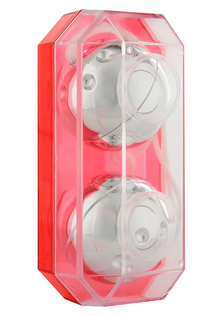 Вагинальные шарики Seven Creations Plastic Balls, 13 см, серебристый - фото 2