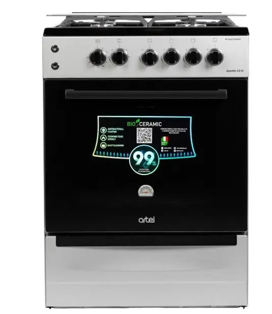 Плита газова ARTEL APETITO 50 02-G GREY