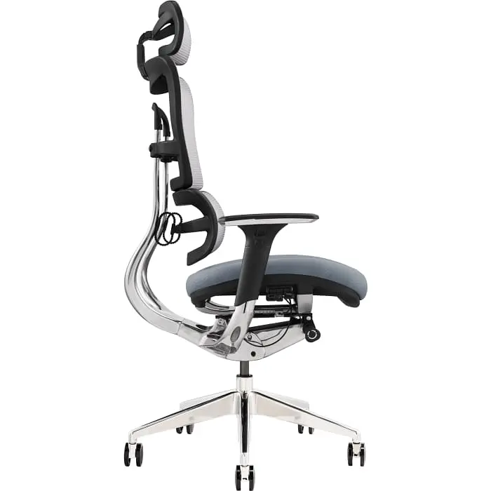 Офісне крісло GT Racer X-801 (W-20, B-40), світло-сіре (X-801 Bright Gray (W-20 B-40)) - фото 4