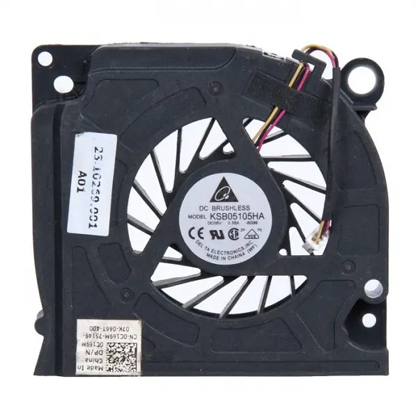Вентилятор для ноутбука Dell Inspiron 1525, 1526 (GB0507PGV1-A), DC (5V, 0.18A), 3pin - фото 3
