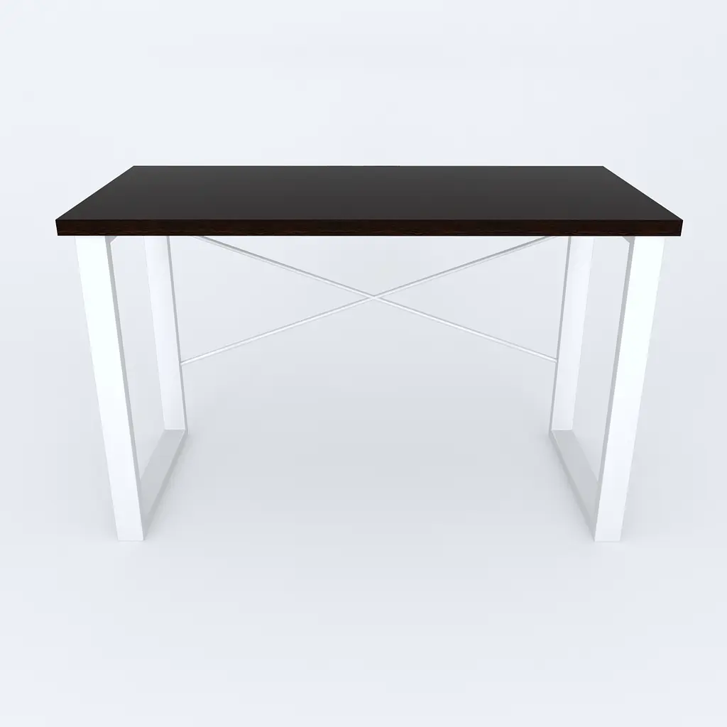 Письменный стол Ferrum-decor Драйв 750x1400x600 Белый металл ДСП Венге Магия 32 мм (FRD-105361) - фото 3