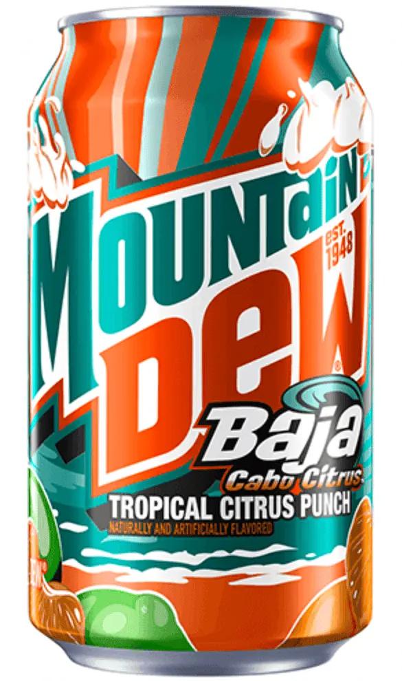 Газований напій Mountain Dew Baja Blast Cabo Citrus 355 мл