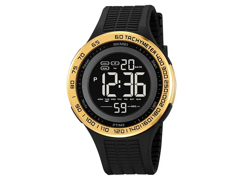Чоловічий наручний годинник 2155GD Gold Skmei acs0030226 - фото 2