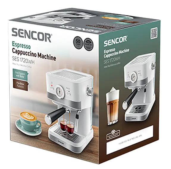 Кавоварка еспресо Sencor SES 1720WH - фото 13