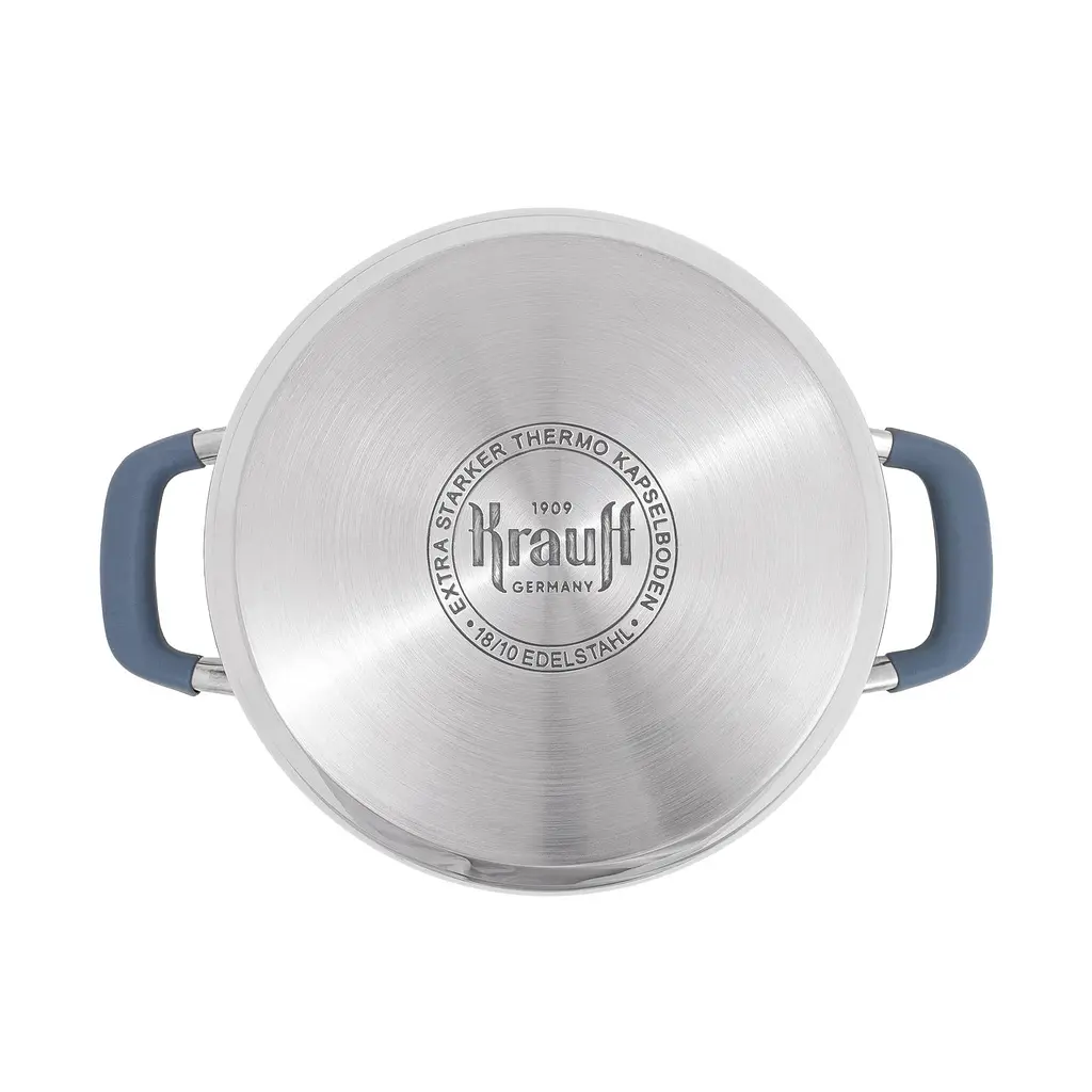 Набір із 3-х каструль Master Chef Krauff 2л, 2.7л, 3.7л + френч-прес - фото 5