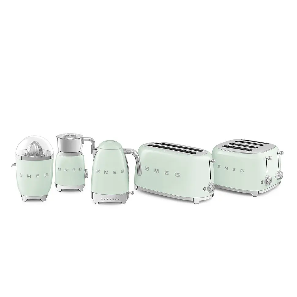Чайник электрический Smeg (KLF04PGEU) Retro Style 50's - с регулятором температуры - 1,7л - светло-зеленый, Зелёный - фото 4