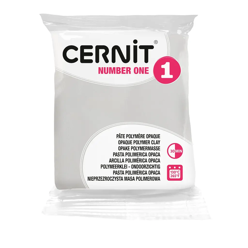 Полімерна глина Cernit Number One, 56 г., БІЛИЙ УКРИВИСТИЙ, (CR-CE0900056027)