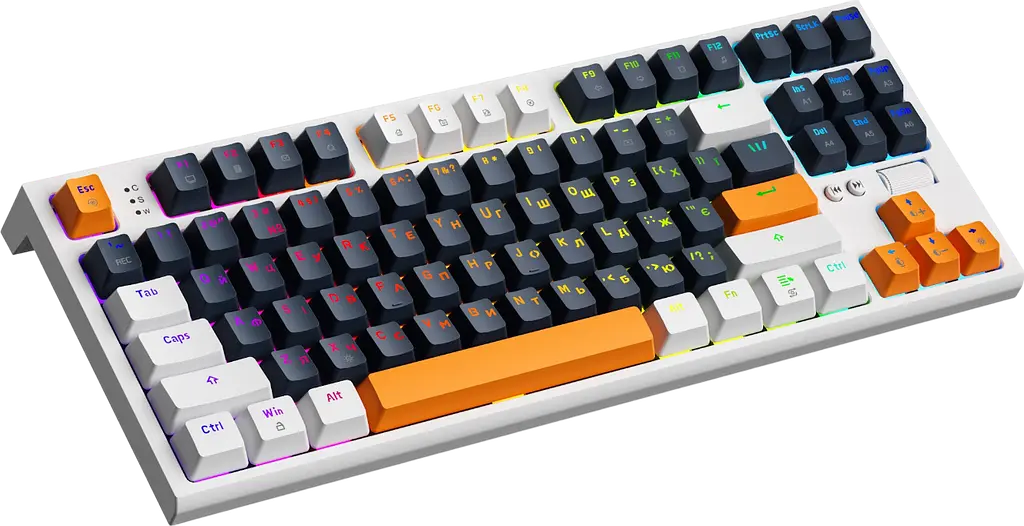 Клавіатура GamePro MK180W Red Hot-Swap RGB White - фото 2