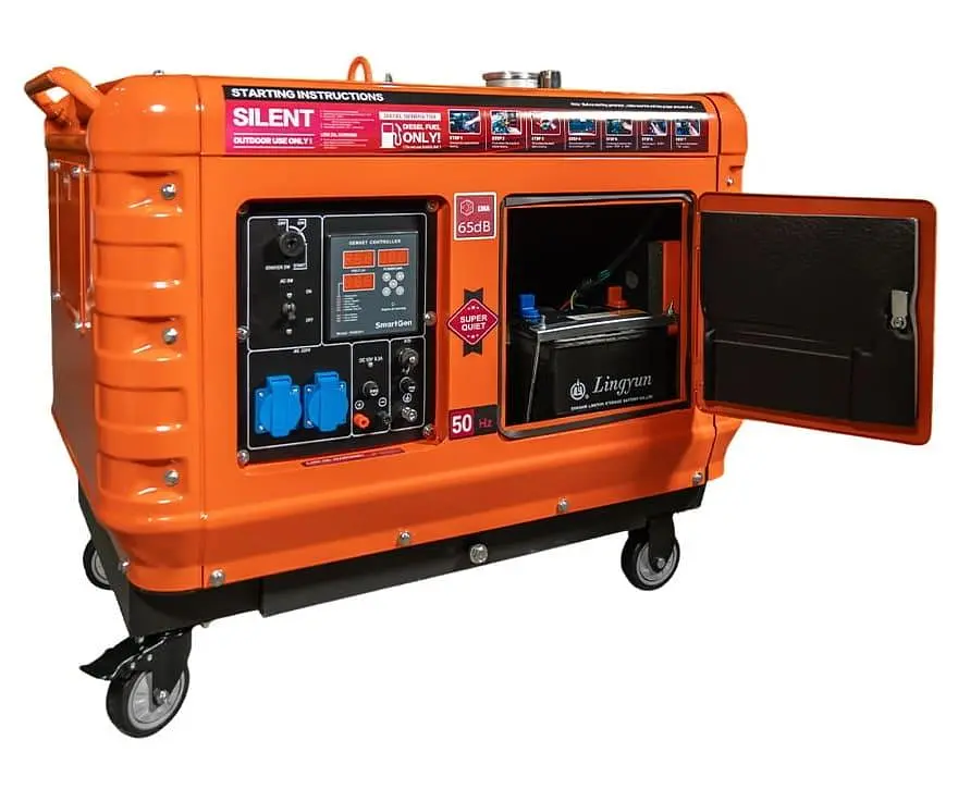 Генератор Синхронний Bison 4.2 кВт BS8500QQ / 4200 Вт / Дизель (41-00410) - фото 9