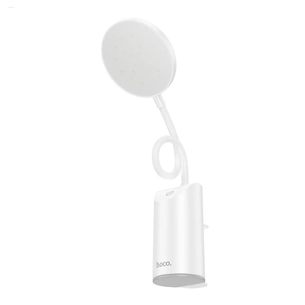 Настольная лампа Hoco HX10 Clip Table Lamp White - фото 2