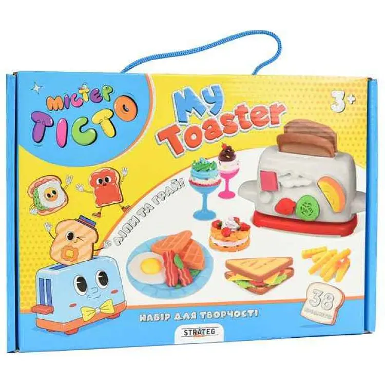 Набір для творчості STRATEG Містер тісто My Toaster українською мовою 41023