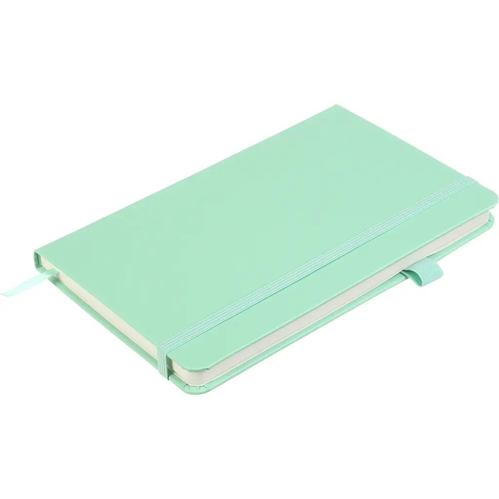 Книга записна Buromax Etalon 125x195 мм 96 листів без лінівки обкладинка зі штучної шкіри М'ятна (BM.291060-38) - фото 3