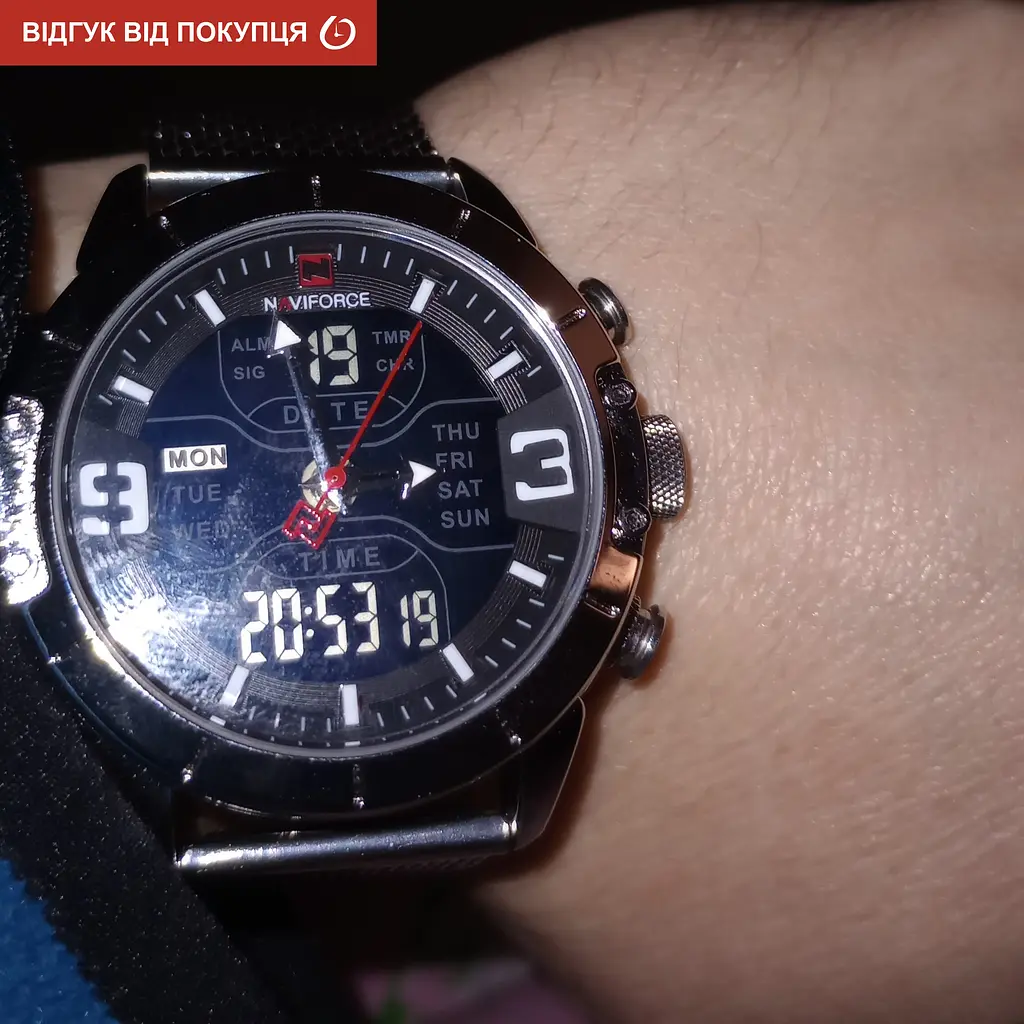 Годинник Naviforce Tesla Black NF9153 - фото 13