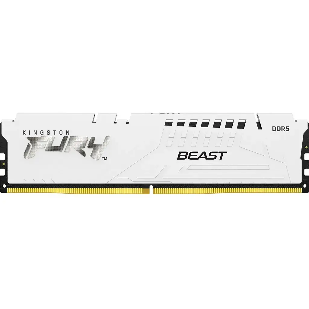 Модуль пам'яті для комп'ютера DDR5 32GB 5600 MHz Beast White Kingston Fury (ex.HyperX) (KF556C36BWE-32)