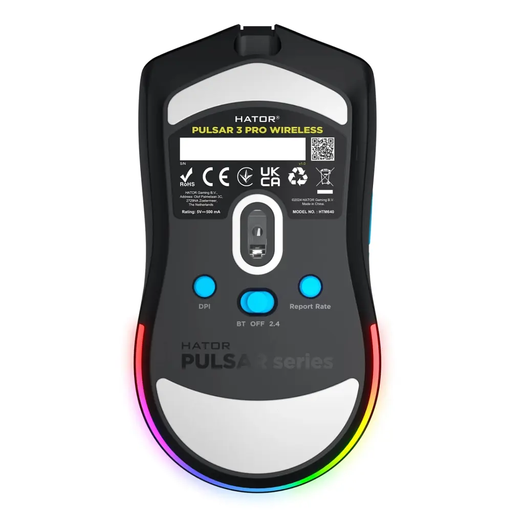 Мишка Hator Pulsar 3 Pro Wireless Black (HTM640) - фото 6