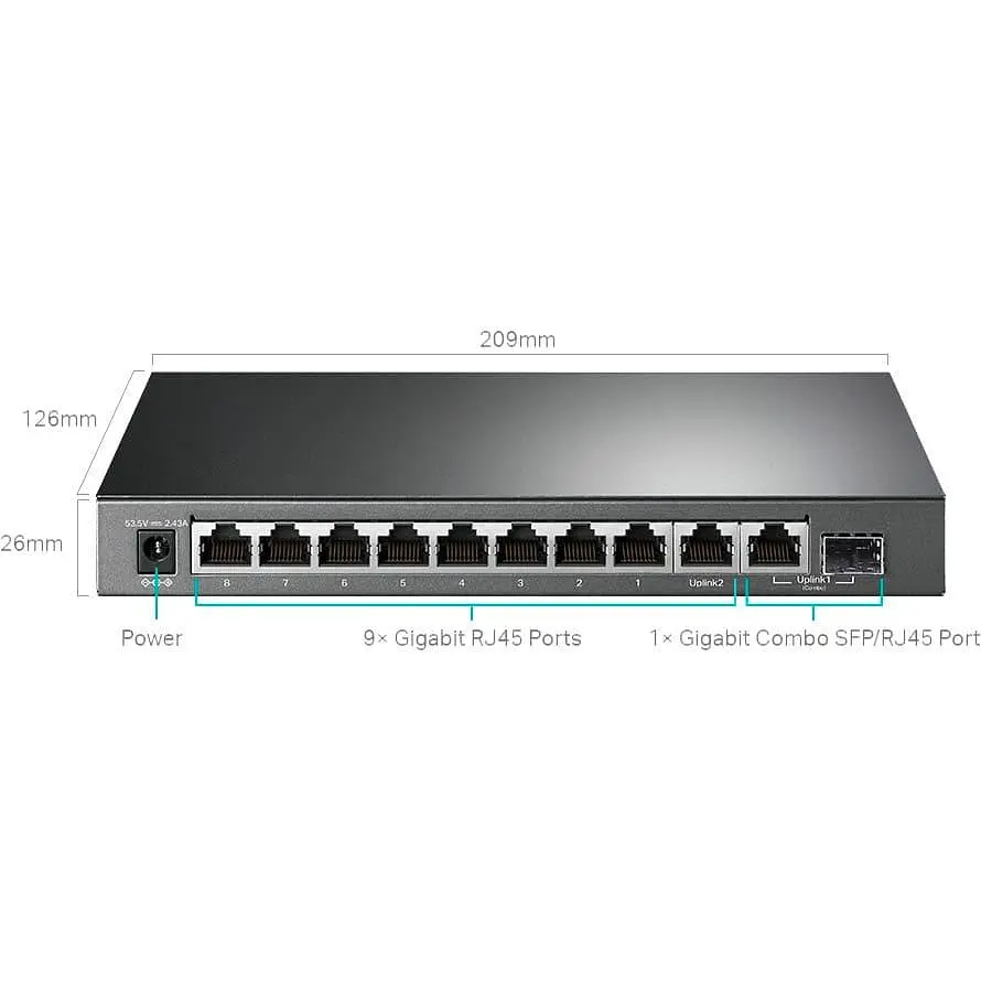 Комутатор TP-Link TL-SG1210MPE (TL-SG1210MPE) - фото 3