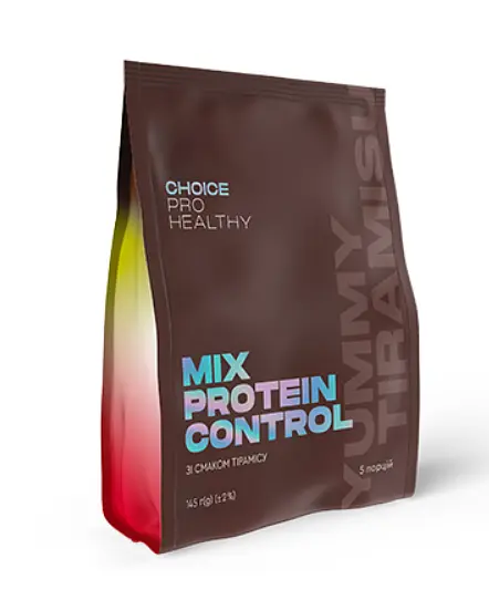 Mix Protein Control Yummy Tiramisu – білковий коктейль для контролю ваги, тірамісу, 145 г