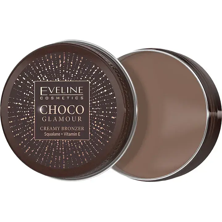 Кремовий бронзер Eveline Choco Glamour Creamy Bronzer 02, 20 г - фото 2