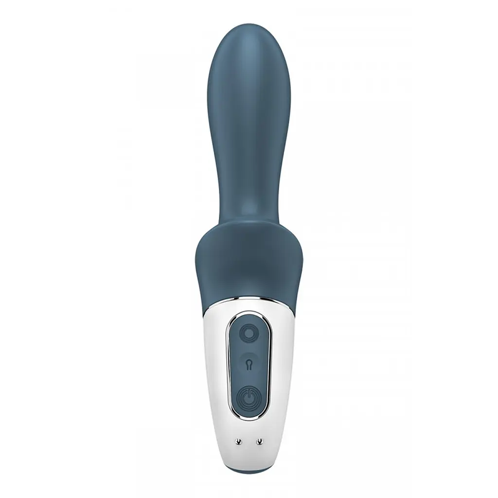 Анальний вібратор Satisfyer Air Pump Booty 2, 19 см (сірий) - фото 2
