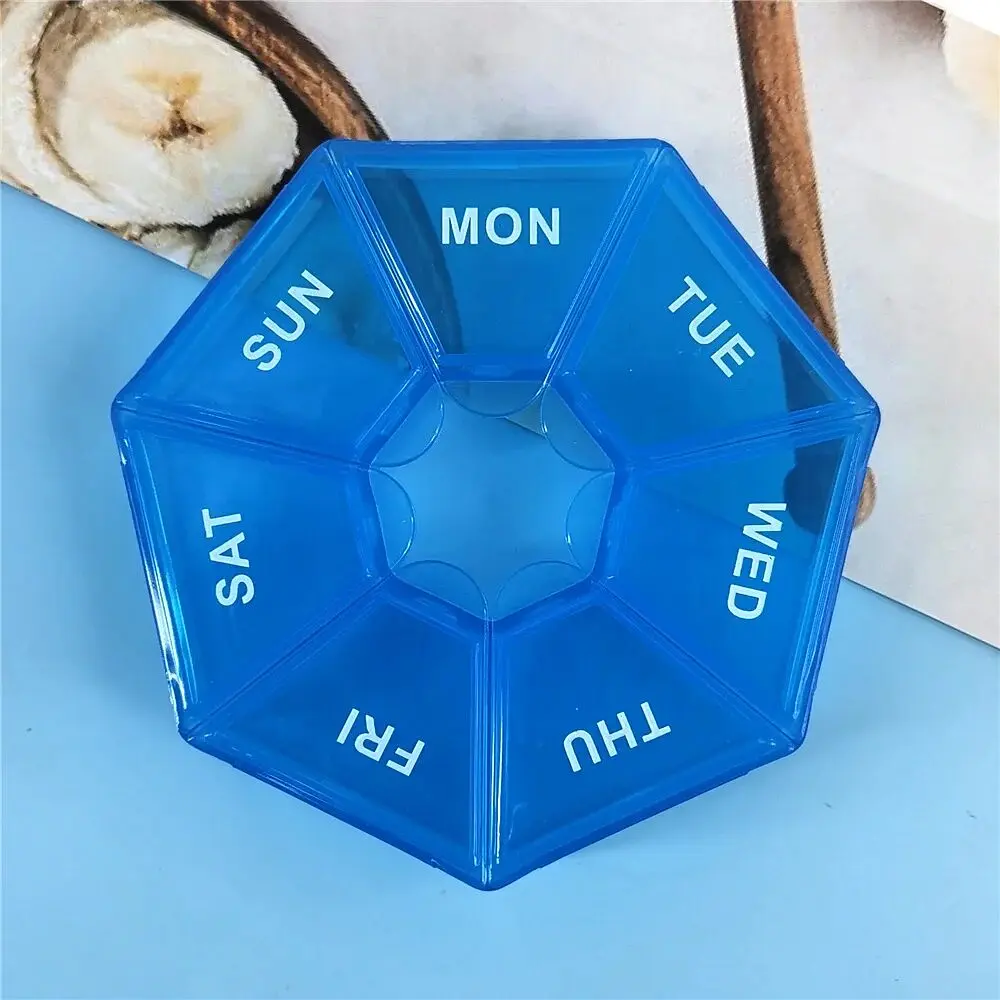 Таблетница Semi 7Days Mini Pill Box, Blue - фото 5