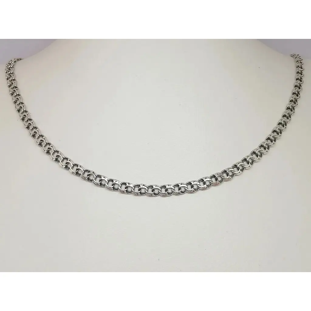 Срібний ланцюжок Шишкова (Бісмарк). Л2-15-50Ч 65 - фото 2