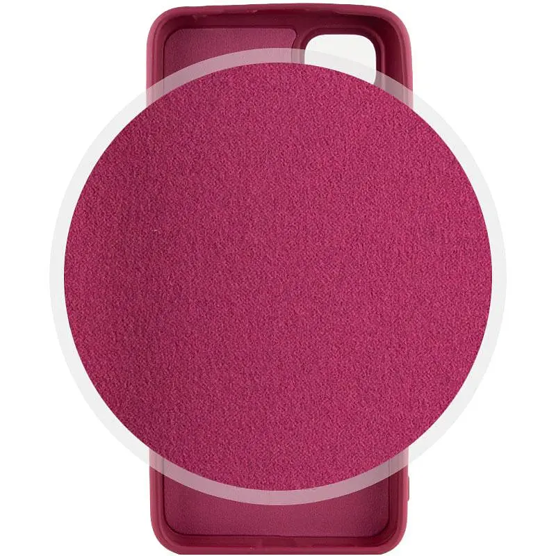 Чехол TPU GETMAN Liquid Silk Full Camera для Xiaomi Redmi Note 11 (Global) / Note 11S Бордовый / Marsala - фото 2