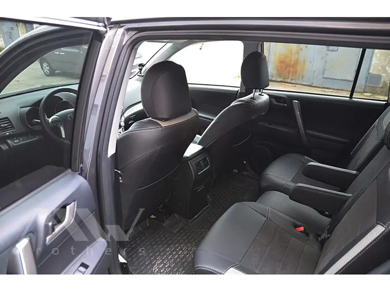 Авточохли модельні MW Brothers для Toyota Highlander II c 2008 - фото 7