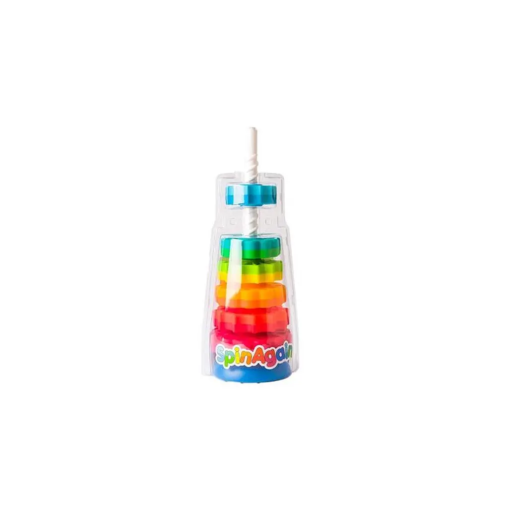 Розвивальна іграшка Fat Brain Toys Пірамідка гвинтова тактильна SpinAgain (F110ML) - фото 2