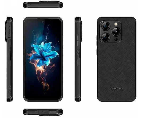 Смартфон Oukitel WP52 4/256GB 6500 mAh черный (6931940755504) - фото 5