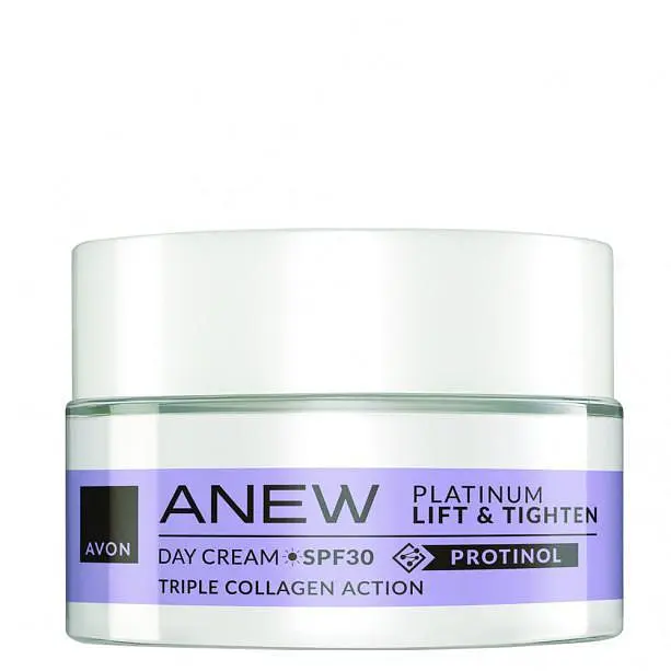 Денний крем для обличчя Avon Anew Platinum «Ліфтинг та зміцнення» SPF30, 15 мл (158511570)