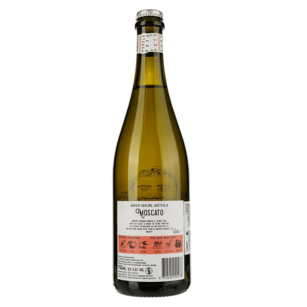 Вино игристое Pete`s Pure Moscato Pete`s Pure Pure, белое, 0,75 л - фото 2