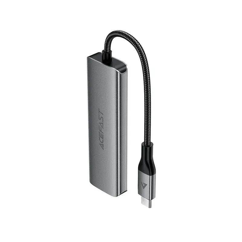 USB-хаб ACEFAST J15 USB-C 4-in-1 HUB Metal Gray 6974316285908 - фото 2