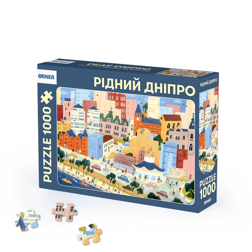 Пазл Orner Рідний Дніпро 1000 елементів