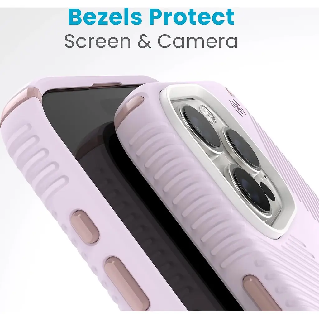 Оригінальний протиударний чохол Speck Presidio2 Grip MagSafe для Iphone 15 Pro Max (6.7") Soft Lilac 150575-3207 - фото 7