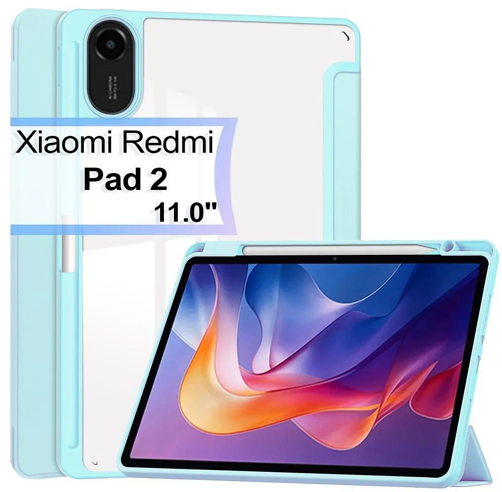 Чохол до планшета BeCover Soft Edge TPU Xiaomi Redmi Pad 2 11.0" Light Blue (713661)