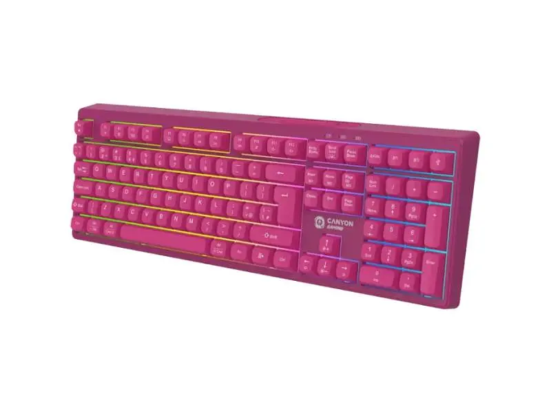 Клавіатура Canyon Fortnax GKW-2 Pink (CND-SKBW2) - фото 4