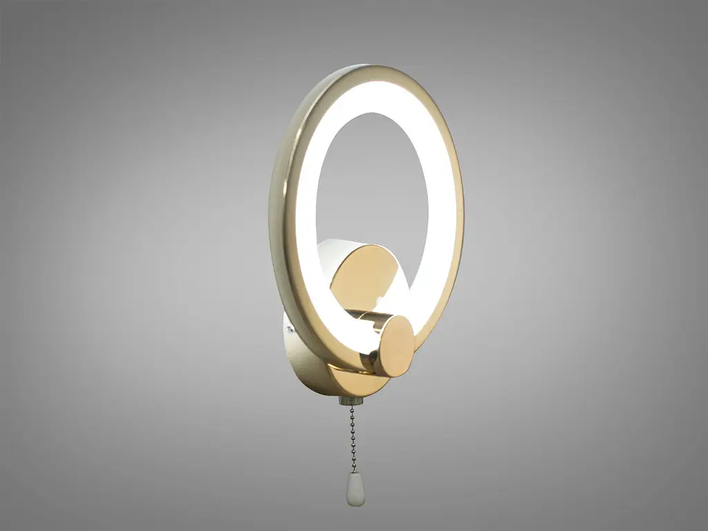 Бра настенное LED Diasha 8022/1G 17W 935 лм золотой акрил для кабинета - фото 2