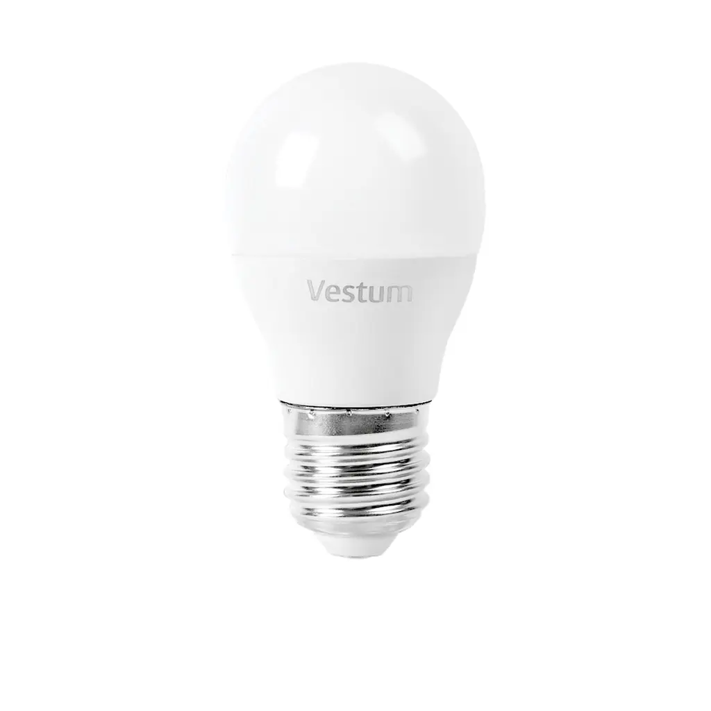 Світлодіодна лампа Vestum G45 4W 3000 K 220V E27 1-VS-1206
