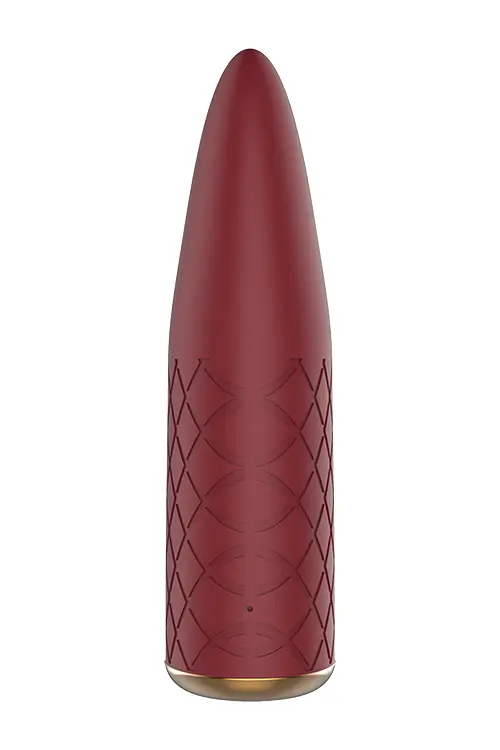 Кліторальний вібратор Dreamtoys Romance Marly 11 см бордовий - фото 4