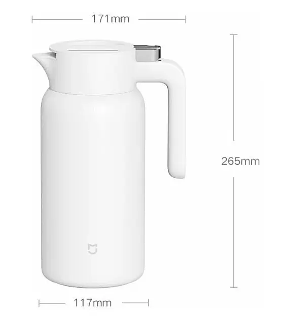 Термос MiJia Thermos Pot 1.8L MJBWH01PL White - фото 7
