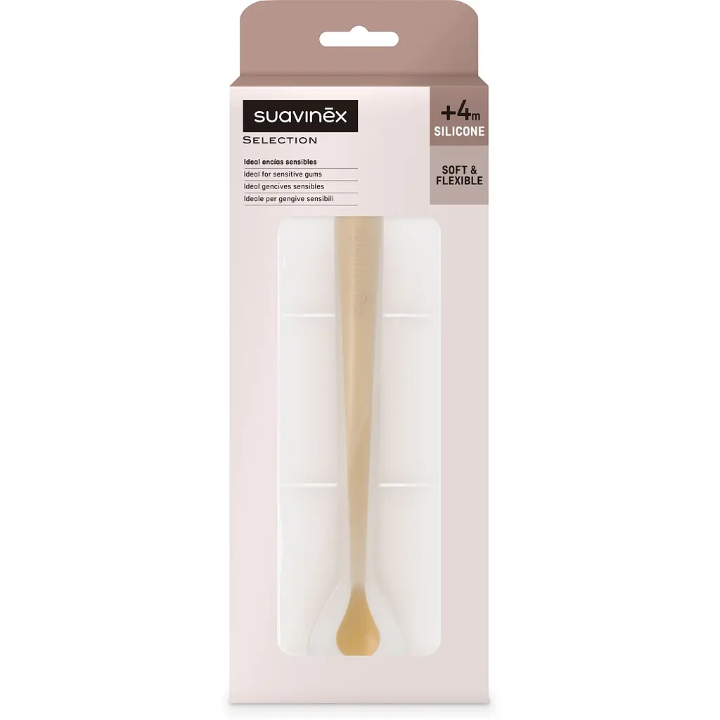 Ложка силіконова Suavinex Colour Essence мустард (401530) - фото 2