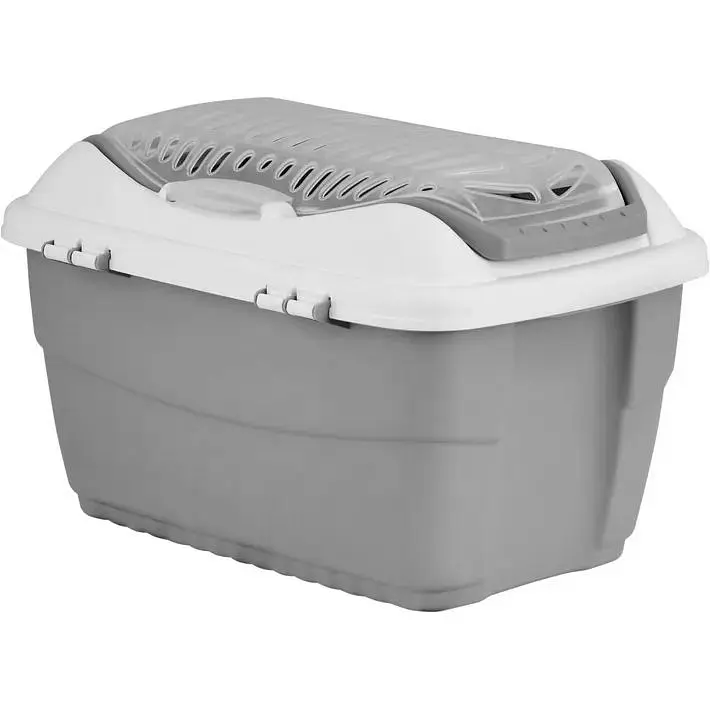 Переноска для тварин Stefanplast Mini Gulliver до 2.5 кг біла з рожевим (96148) - фото 5