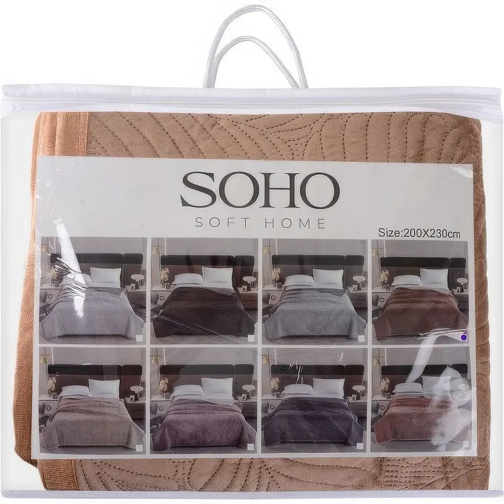 Покривало Soho Velvet 200х220 см Brown (A120080) - фото 3