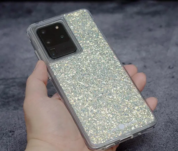 Протиударний чохол з блискітками Case-Mate Twinkle для Samsung Galaxy S20 Ultra Stardust - фото 8