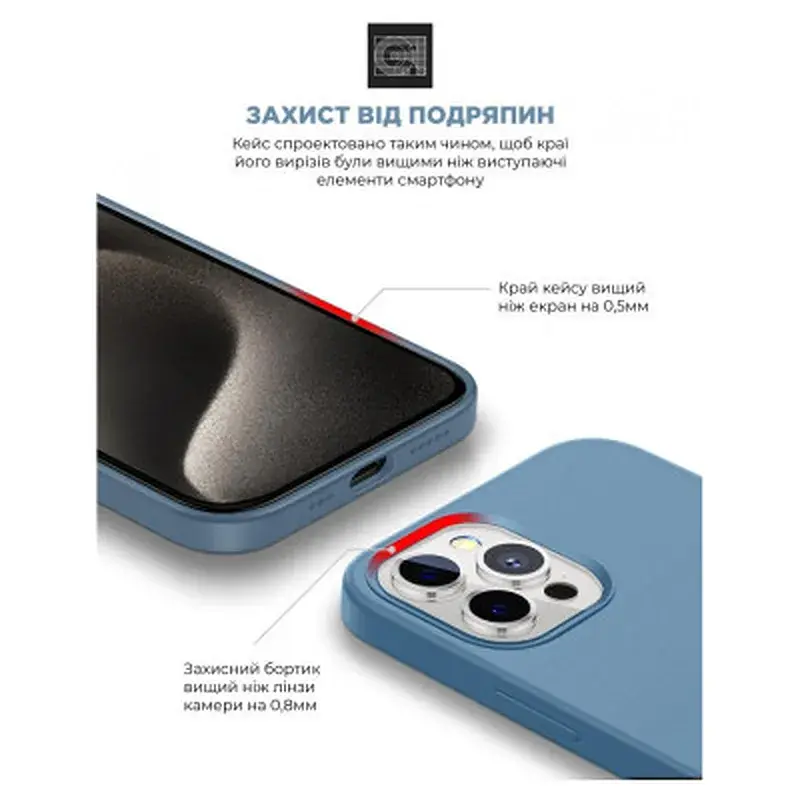 Чохол до мобільного телефона Armorstandart ICON2 MagSafe Apple iPhone 15 Pro Max Winter Blue (ARM72755) - фото 5