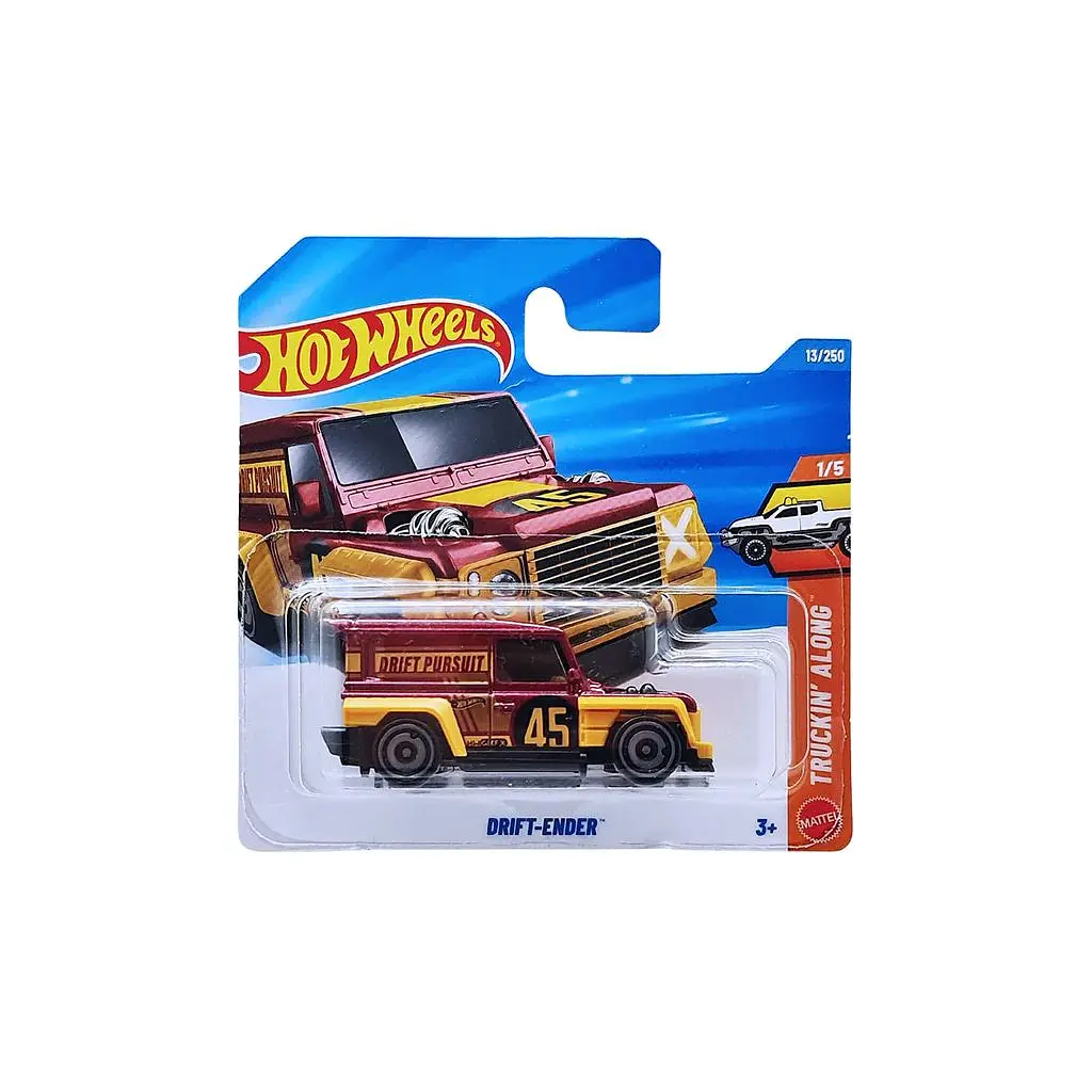 Базова машинка Hot Wheels Truckin Along Drift-Ender червоно-помаранчева (5785) JJH90-N521 - фото 8