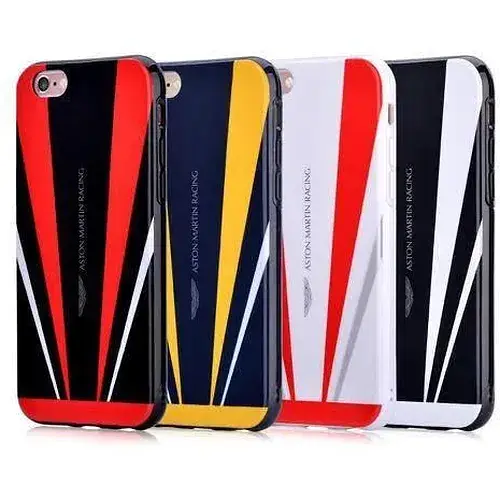 Чехол-накладка Aston Martin для iPhone 6 6 6s кожаный черный - фото 3