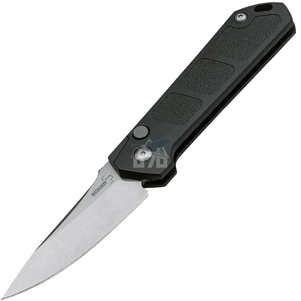 Ніж складаний Boker Kihon Auto Stonewash Чорний - фото 3