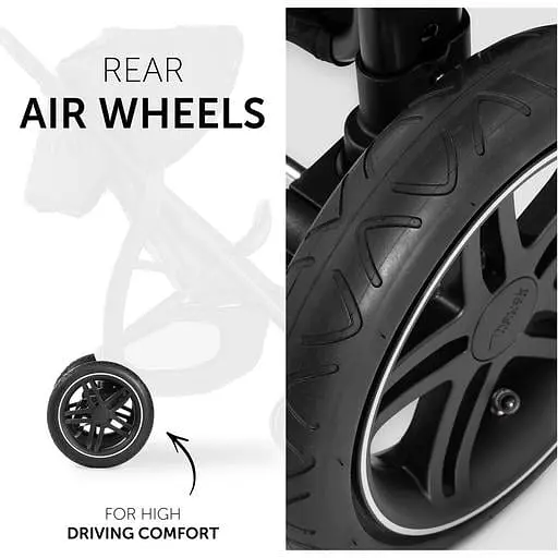 Прогулянкова коляска Hauck Rapid 4D Air Black, чорна (14848-8) - фото 9