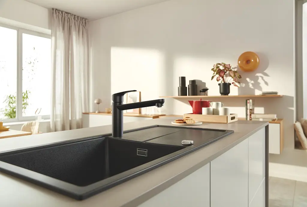 Смеситель для кухни Grohe Eurosmart 304632430 Черный матовый - фото 4